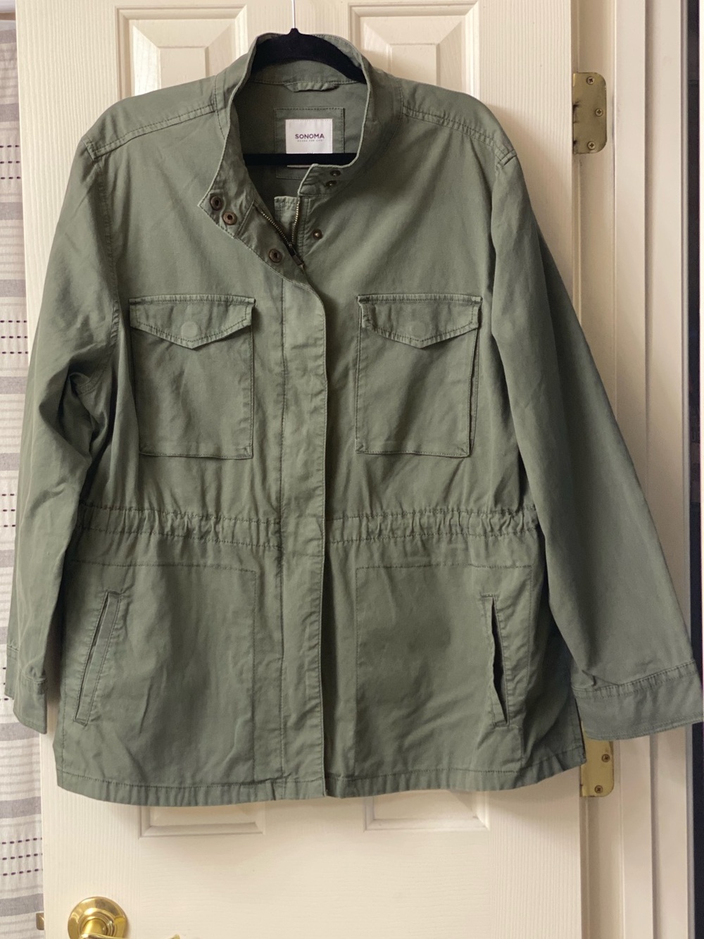 Sonoma Good For Life Utility Jacket in Olive Green Size 1X